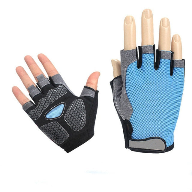 Cycling Gloves Anti-slip Men Women Half Finger Gloves Breathable Summer Sports Gloves