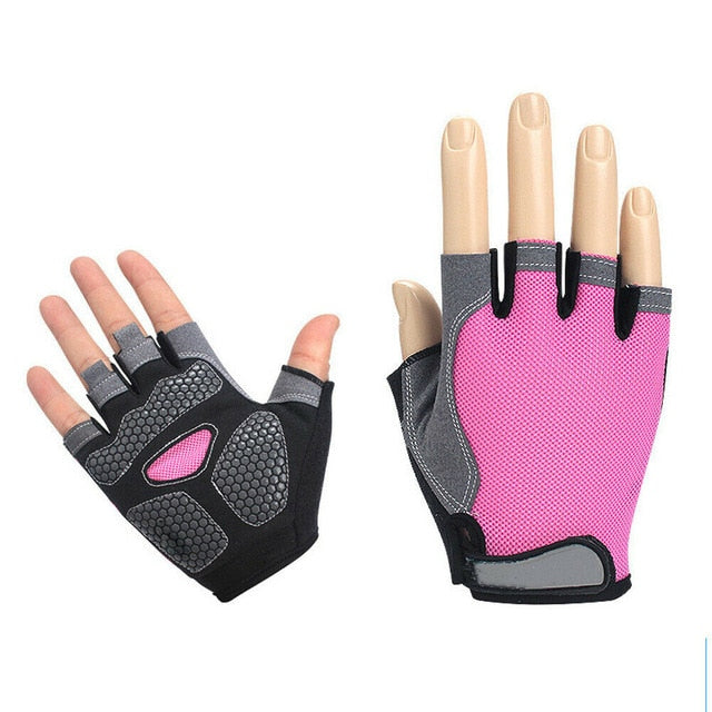 Cycling Gloves Anti-slip Men Women Half Finger Gloves Breathable Summer Sports Gloves
